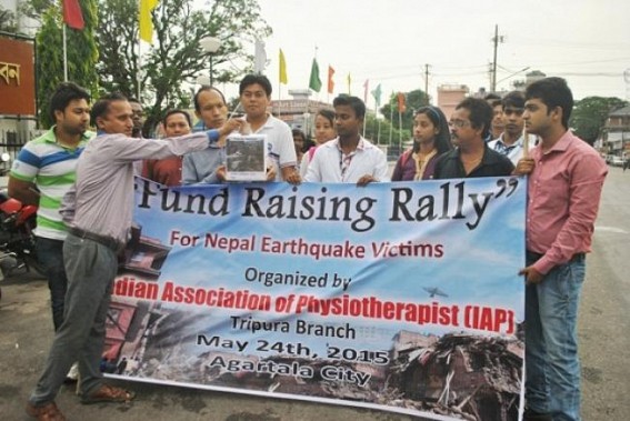  Indian Association of Physiotherapist organizes a fund raising rally